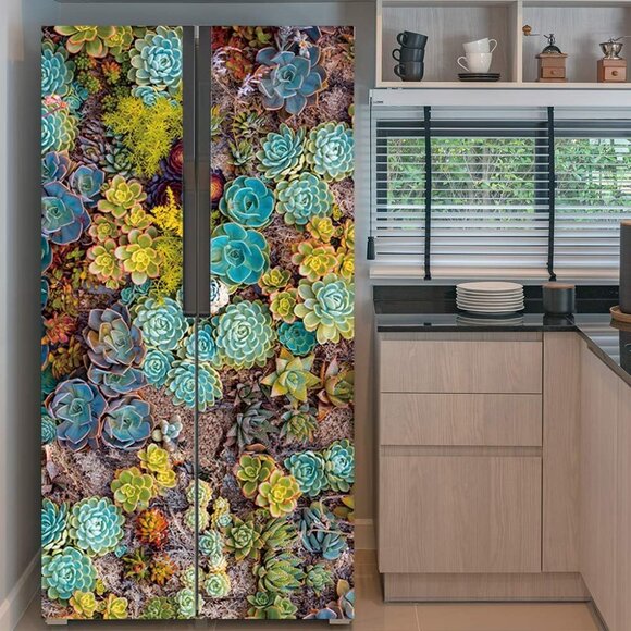 Nature Art Self Stick Vinyl Door Mural Sticker, Peel and Stick Removable Refrige - Picture 9 of 9